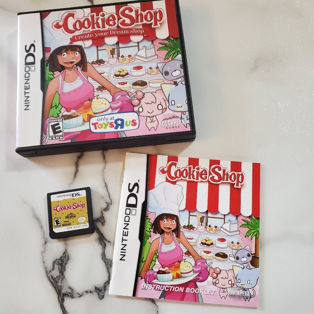 Cookie Shop: Create Your Dream Shop Nintendo DS Video Game  *TESTED*